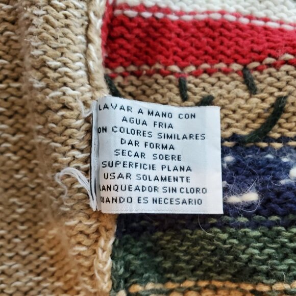 NutCracker Women's Sweater Vest 2X Winter Holiday Hockey Mom Ice Skating Teacher - Picture 9 of 11